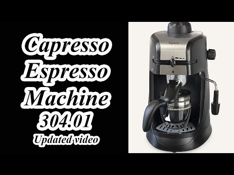 Capresso Steam Pro Espresso machine updated review and operation