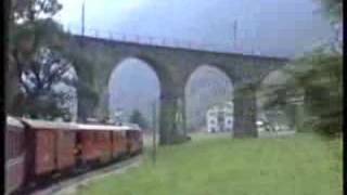 preview picture of video 'Ferrovia del Bernina 1994 - Elicoidale di Brusio'