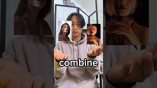 HOW TO COMBINE REFRENCEs‼️👦👩#art #artist #arttutorial #drawing #arttip