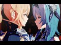 Genshin Impact MMD 4K 60FPS Eula Jean Chocolate Cream