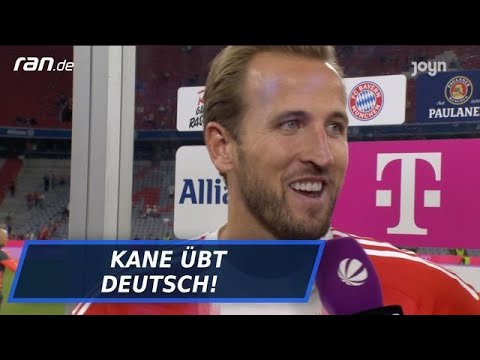 FC Bayern: Kane lacht über neues deutsches Wort