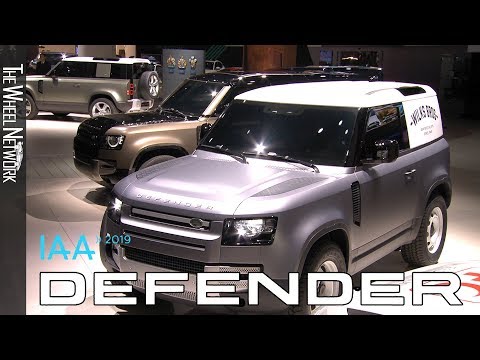 Land Rover Defender Reveal at the 2019 Frankfurt Motor Show – Press Conference, Interviews, Stand