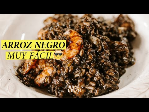 Cómo hacer ARROZ NEGRO con sepia y langostinos | Receta fácil