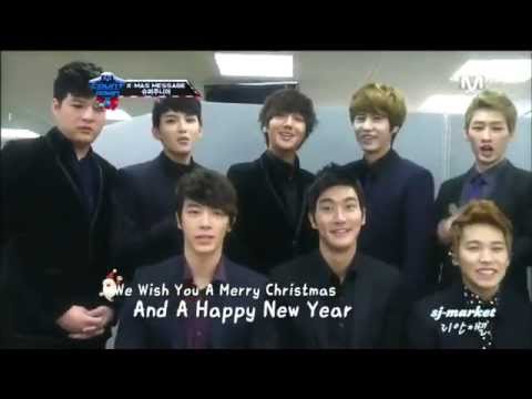 111222 Super Junior Merry Christmas Message