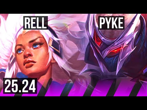 RELL & Lucian vs PYKE & Miss Fortune (SUP) | KR Challenger | 25.24
