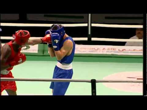 Finale im Weltergewicht (69 kg) – Diaby (MLI) gegen Khalsi (MAR) – Afrikanische Olympiaqualifikat...