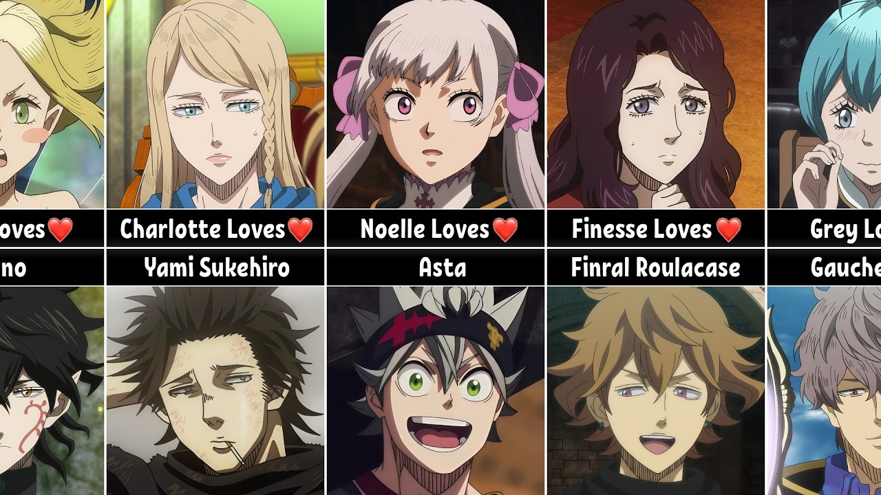 Who Loves Whom in Black Clover
