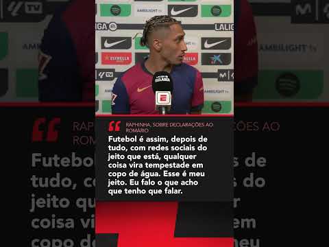 RAPHINHA, SOBRE DECLARAÇÕES AO ROMÁRIO #shorts
