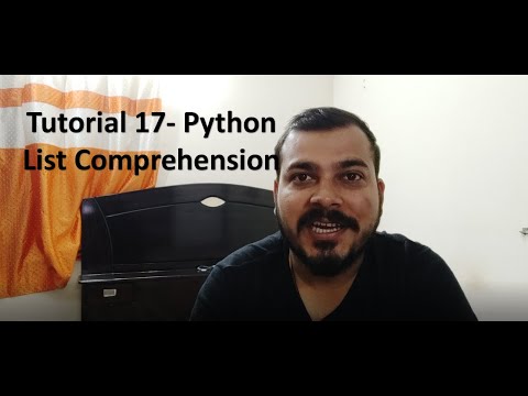 Tutorial 17 Python List Comprehension