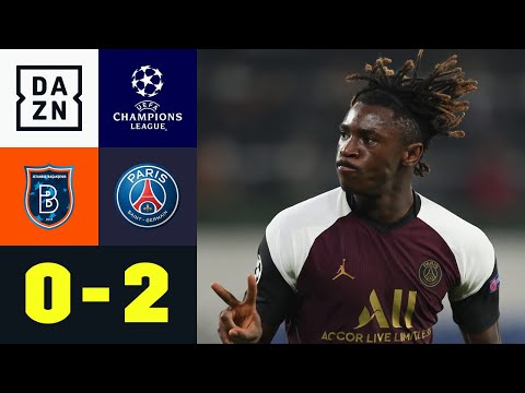 Doppelpack! Moise Kean schießt sich warm: Basaksehir - Paris 0:2 | UEFA Champions League | DAZN
