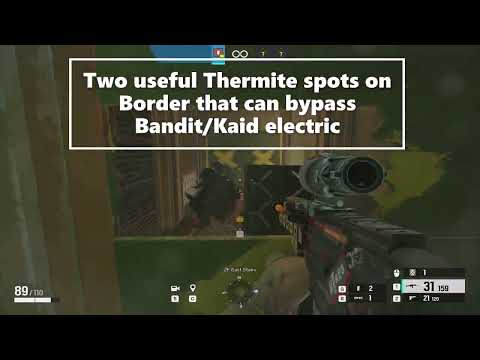 Two Thermite Spots On Border R6 Siege