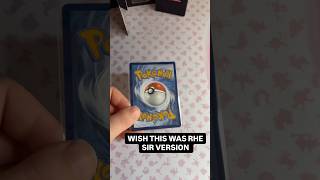 If only it was the sir version #pokemon #pokemoncards #surgingsparks #shorts