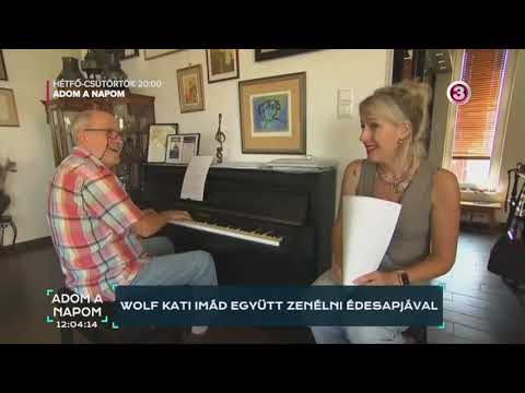 Adom a napom - 40 év után Wolf Kati újra apukájával énekli a VUK főcímdalát