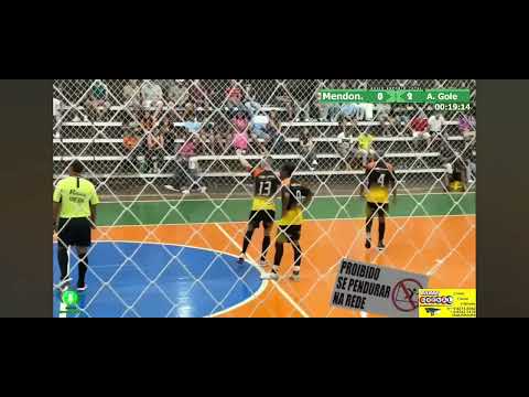 Goals by Mendonça vs. Amigos do Gole in the 1st round of the Igrejinha Futsal Open ⚽