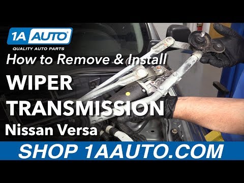 How to Remove Wiper Transmission 12-19 Nissan Versa