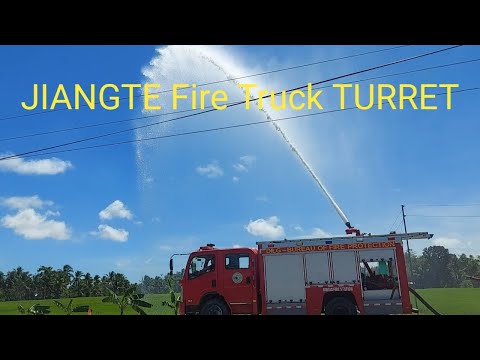 JIANGTE FIRE TRUCK SINUBUKAN ANG TURRET BFP