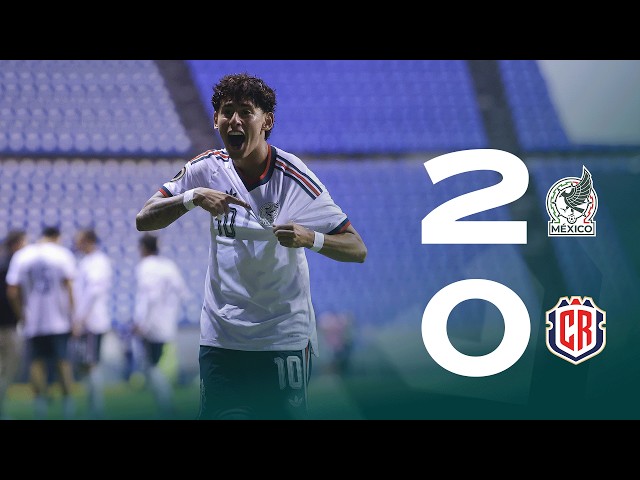 MÉXICO 2-0 COSTA RICA 🇲🇽 | RESUMEN EXTENDIDO Y GOLES | EL TRI SUB-20 DA OTRO PASO AL MUNDIAL