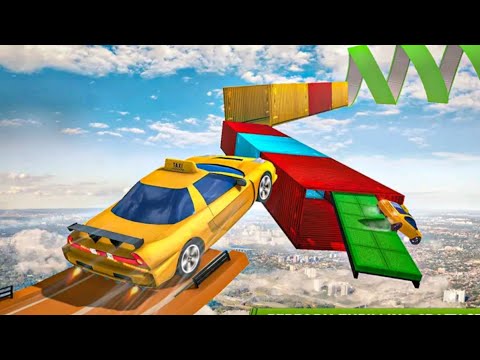 Real Taxi Car Stunts 3D Impossible Ramp Car Stunt Game - Android Game HD