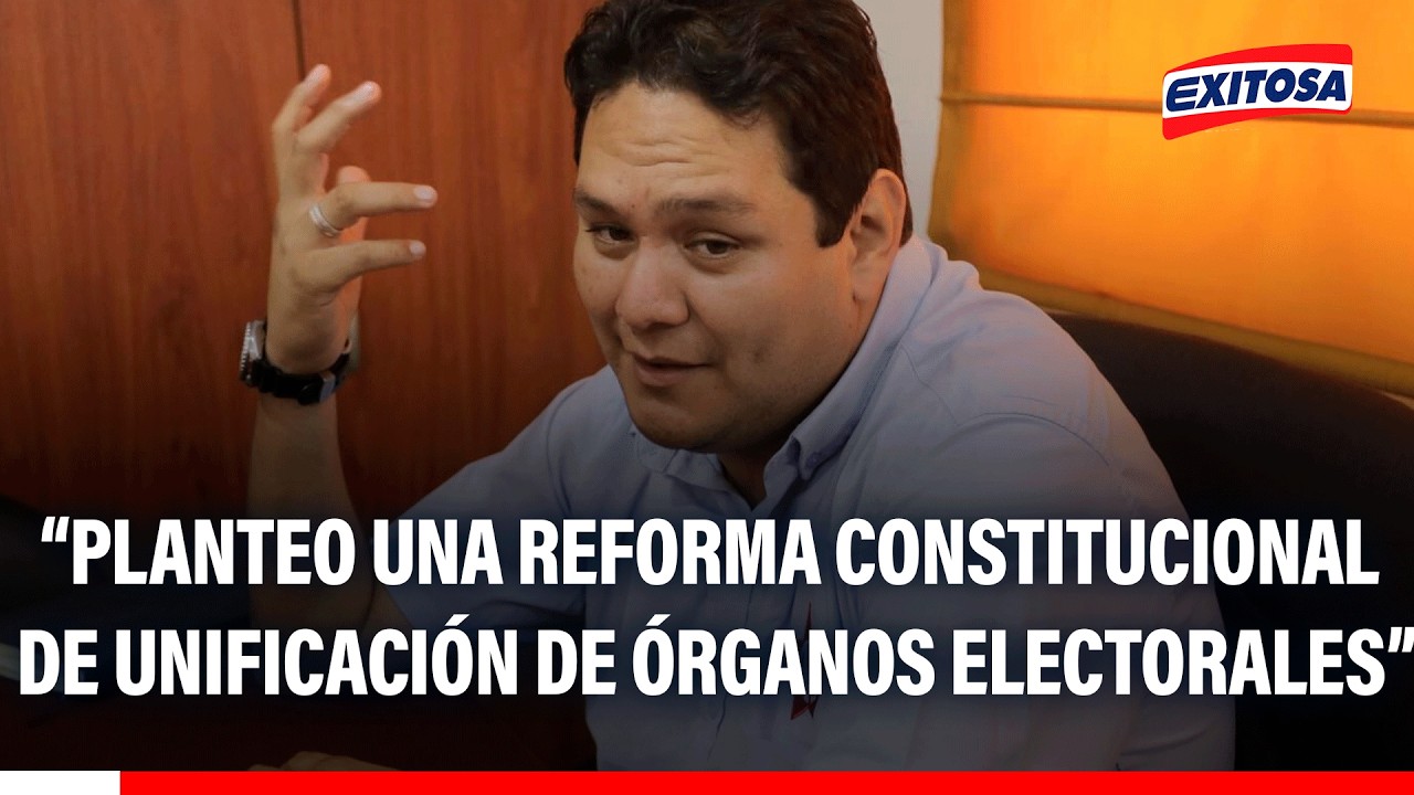 🔴🔵Órganos electorales deben ser unificados: “Para su mayor coordinación”, señala Enrique Valderrama
