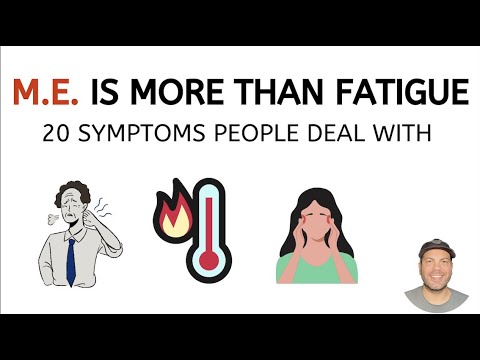 M.E. is more than Fatigue -20 symptoms people deal with  ⭐️Must Watch⭐️