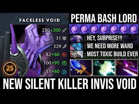 THE SILENT KILLER!!! Invisible Faceless Void Epic Surprise Chrono + Electric Attack Speed DotA 2