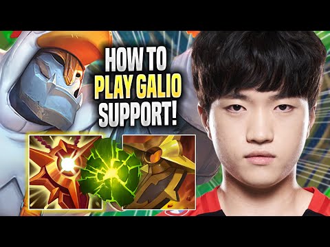 LEARN HOW TO PLAY GALIO SUPPORT LIKE A PRO! - T1 Keria Plays Galio SUPPORT vs Sett! | Season 2022