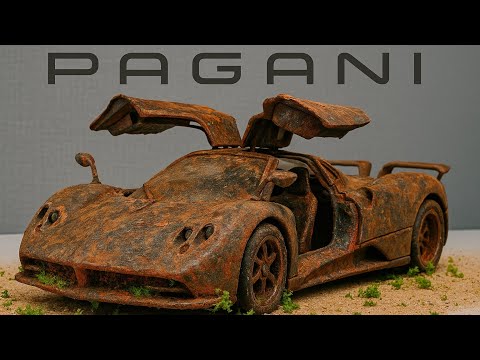 Restoration Abandoned Pagani Zonda F - Restoration of extreme sports car Pagani Zonda #pagani #asmr