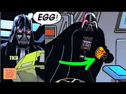 DARTH VADER FINDS A PREQUELS EASTER EGG!(CANON) - Star Wars Comics Explained