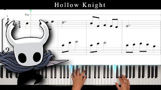 Hollow Knight - Christopher Larkin - Piano tutorial + sheet music