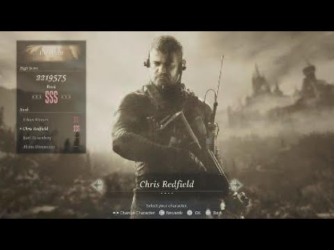 Resident Evil village Chris Redfield SSS The Castle