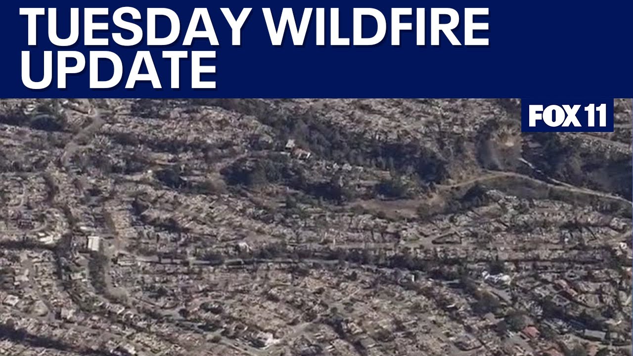California Fires Latest: Tuesday, 12pm Update