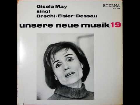 Gisela May Singt Brecht Eisler Dessau 1967