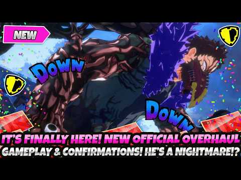 *IT'S FINALLY HERE!* NEW OFFICIAL OVERHAUL QS GAMEPLAY! BIG CONFIRMATIONS! HE'S A NIGHTMARE