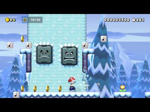 full automatic level dont move by unäD 4 🍄 Super Mario Maker 2 #ali