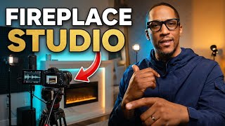 I Turned My Fireplace Room Into a Cinematic Home Studio