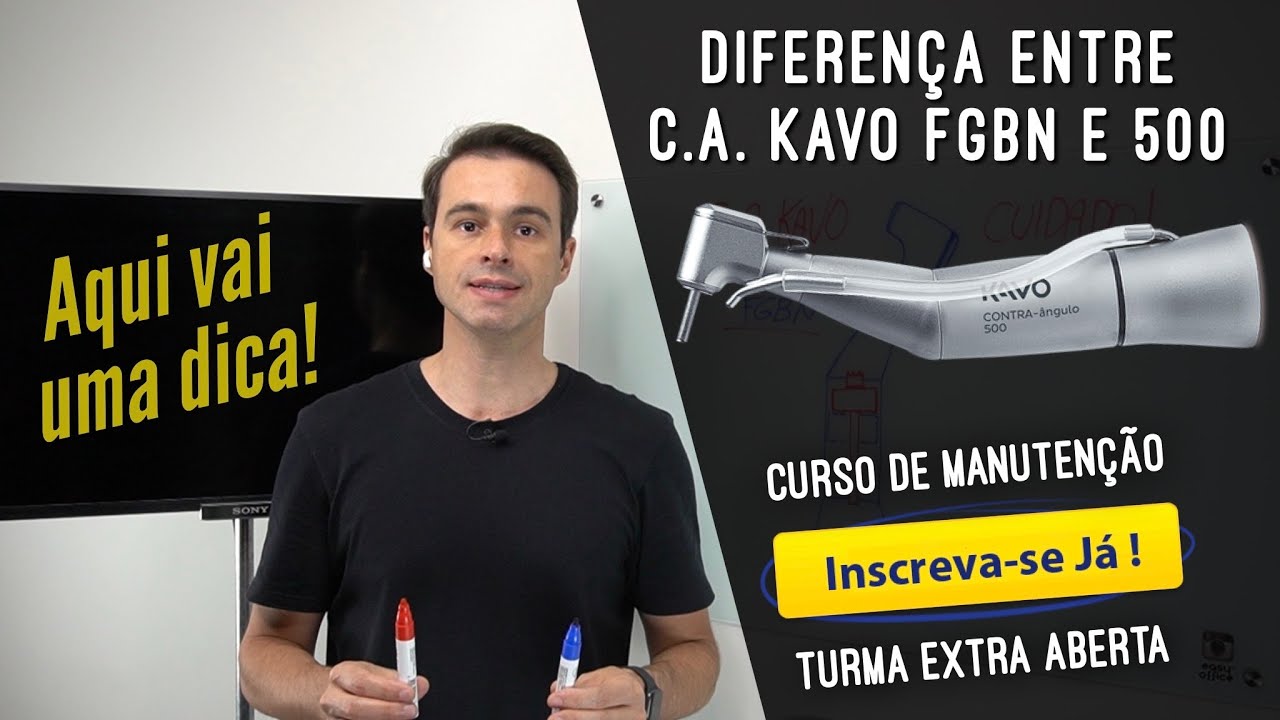 Contra ângulo Kavo travando.