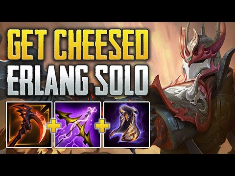 HITTING THE ATTACK SPEED CAP WITH 1 ITEM! Erlang Shen Solo Gameplay (SMITE Conquest)
