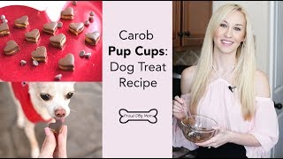 Valentine's Day Pup Cups Dog Treat Recipe | Proud Dog Mom