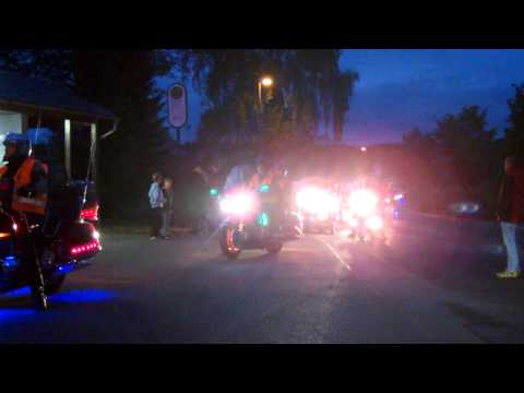 Ankunft der Goldwing in Coschütz 06/2014