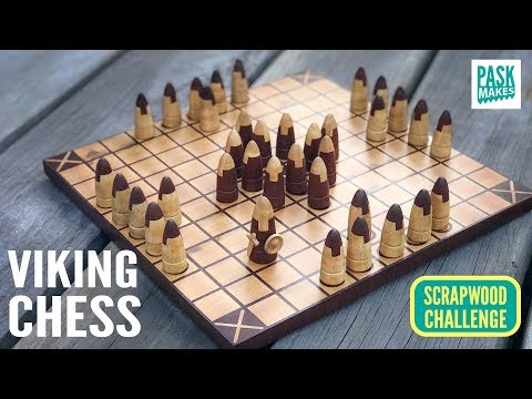 Viking Chess game - Hnefatafl - Scrapwood Challenge ep23