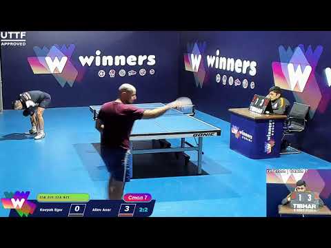 Kovpak Egor - Aliev Anar WINners. CUP Table Tennis 7 07.01.2021 18:15