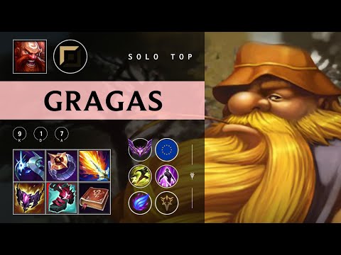 Gragas Top vs Riven - EUW Master Patch 25.22