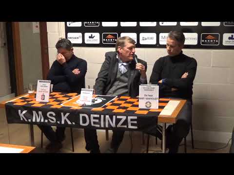 Persconferentie KMSK Deinze - KVV Thes Sport
