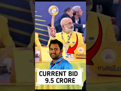 IPl 2008 Auction Ms Dhoni Record Breaking Bid For Csk 😱