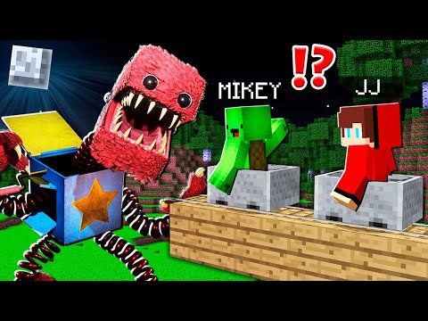 Boxy Boo Turns Into Titan & Attacks JJ & Mikey - Minecraft Maizen