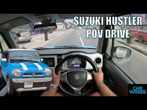 Suzuki Hustler POV Drive and Quick Review (Car Wings)