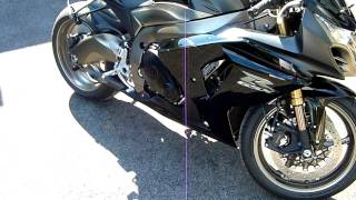 2011 Suzuki GSXR 1000 Voodoo exhaust with speakeasy insert