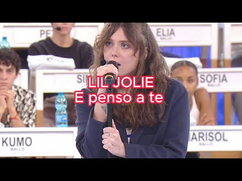 E PENSO A TE (L. Battisti) -  Lil Jolie (lyrics video)