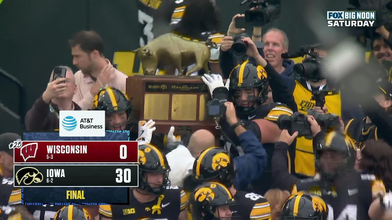 Wisconsin Badgers 0-30 Iowa Hawkeyes | College Football | HIGHLIGHTS