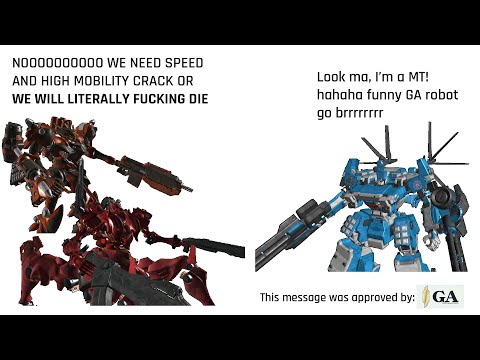 Rejecting For Answer's speed and fighting like a MT - Armored Core For Answer